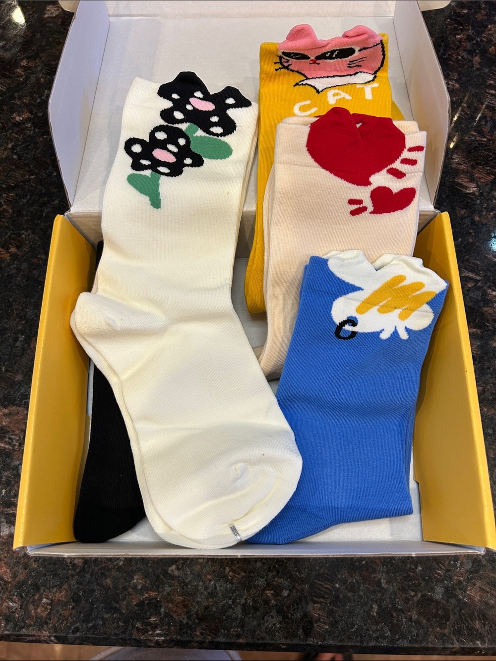 New Rumer Funky Cartoon Socks - Picture 2 of 6